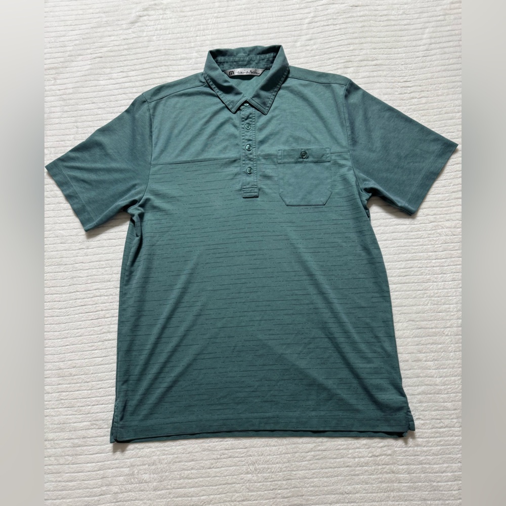 Travis Mathew Sea Green Polo Shirt